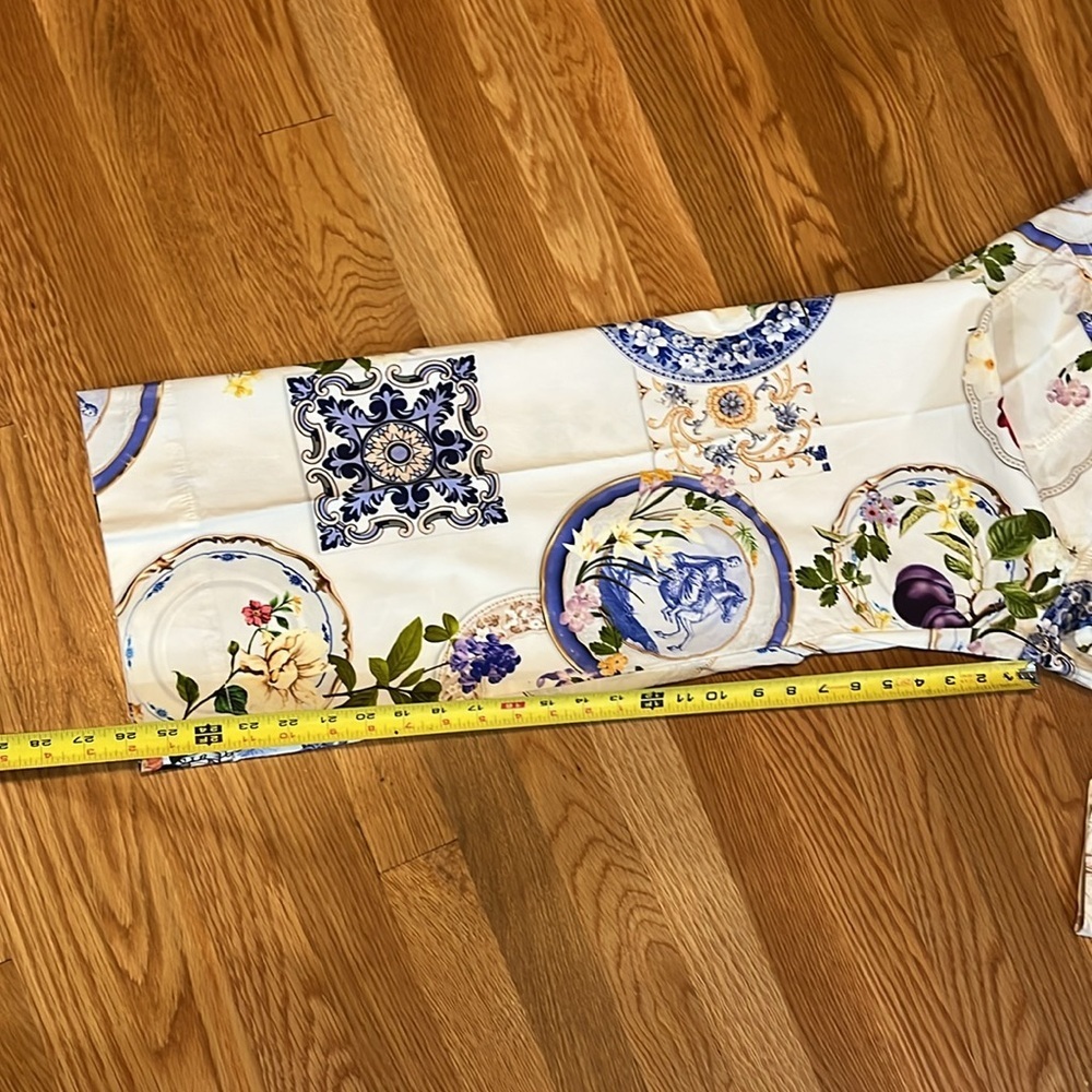 Anthropologie Maeve Colette Wide-Leg Tile Print Pants - Picture 10 of 15